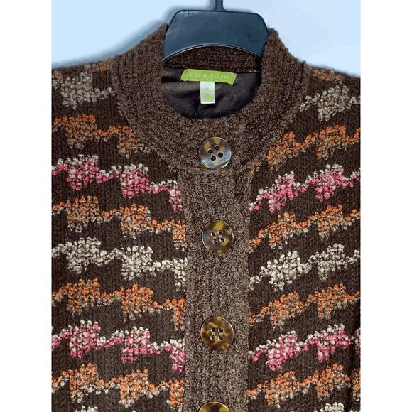 Sigrid Olsen Women's Blazer Jacket Lined Brown Medium - Picture 9 of 10